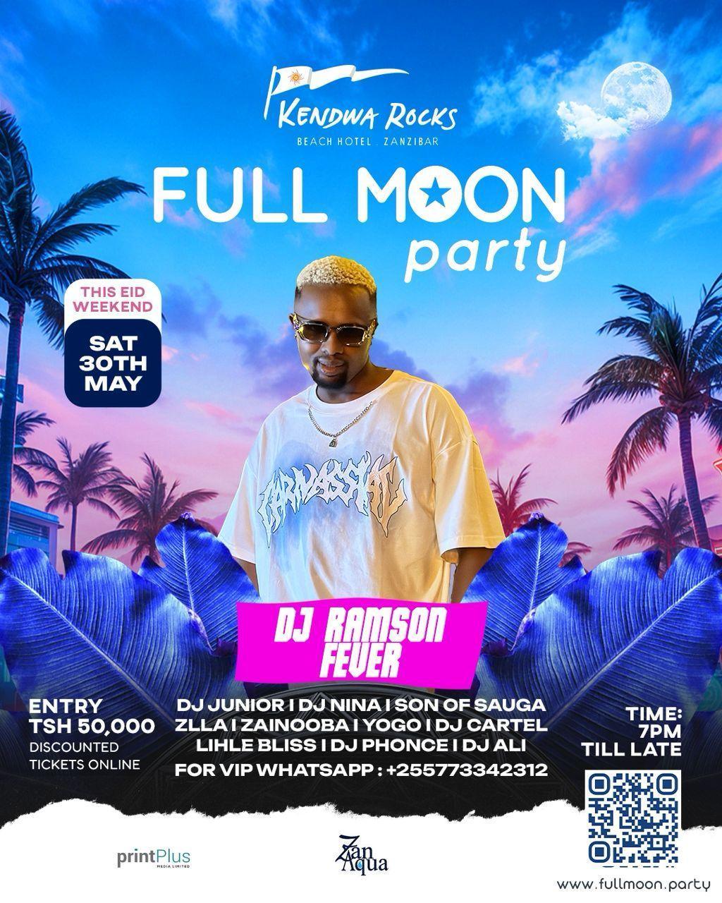 FULLMOON Party📍Kendwa Rocks ▶️ 40k