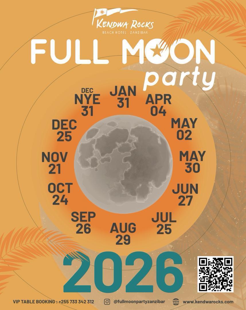 FULLMOON Party📍Kendwa Rocks ▶️ 40k