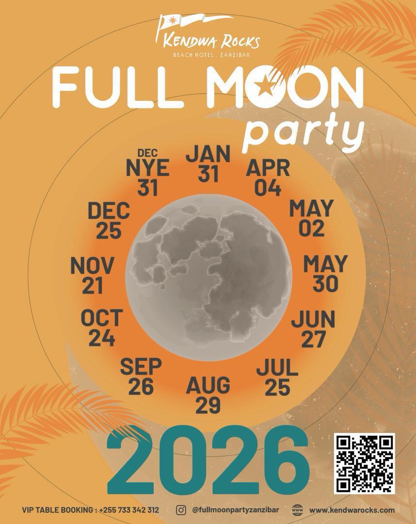 FULLMOON Party📍Kendwa Rocks ▶️ 40k