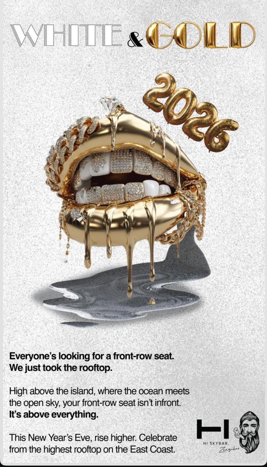 White & Gold NYE📍Hi SkyBar, Paje ▶️