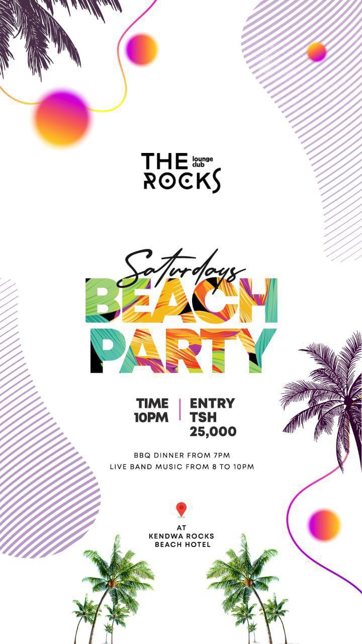 Saturday Beach Party📍Kendwa Rocks▶️ 10k
