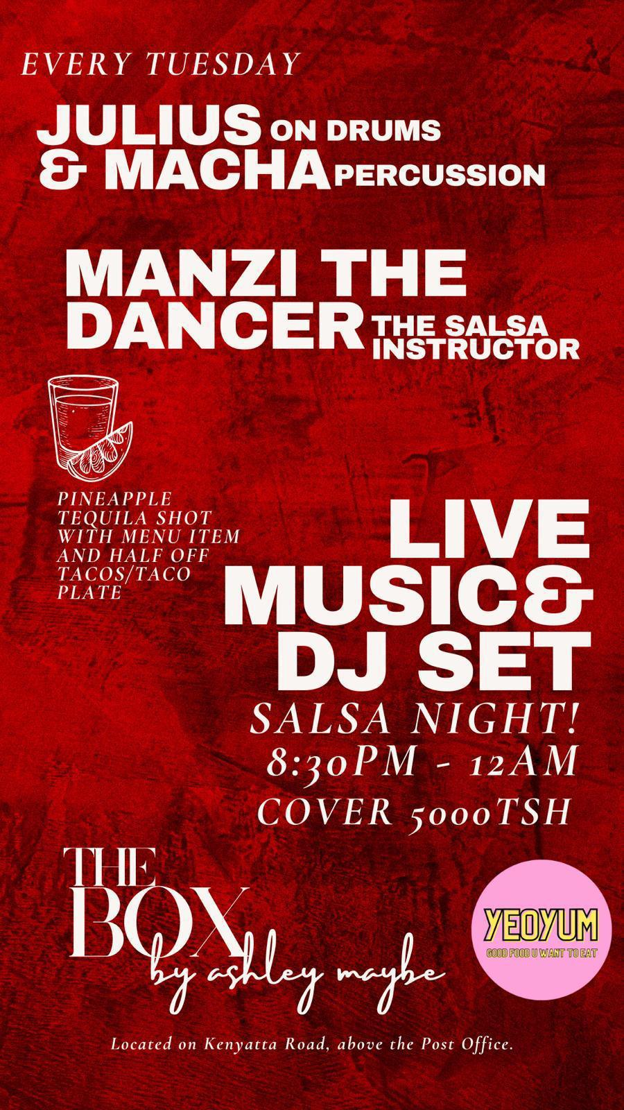 Salsa Night📍The Box by Ashley.Maybe, Stone Town ▶️ 