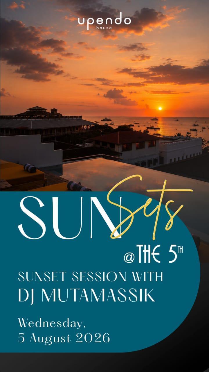 Sunset at The 5th📍Upendo House, Stone Town Sunset at The 5th📍Upendo House, Stone Town