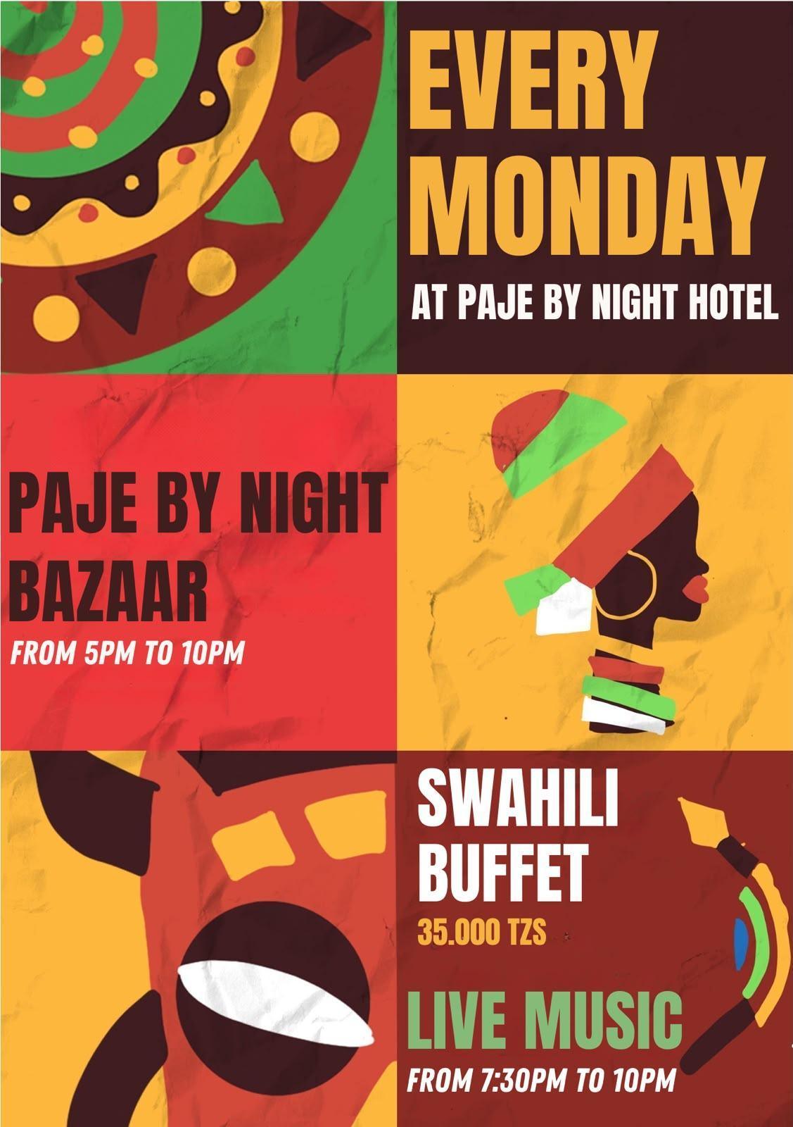 Paje By Night Bazaar📍Paje By Night Hotel ▶️ 35,000 TZS buffet Paje By Night Bazaar📍Paje By Night Hotel ▶️ 35,000 TZS buffet