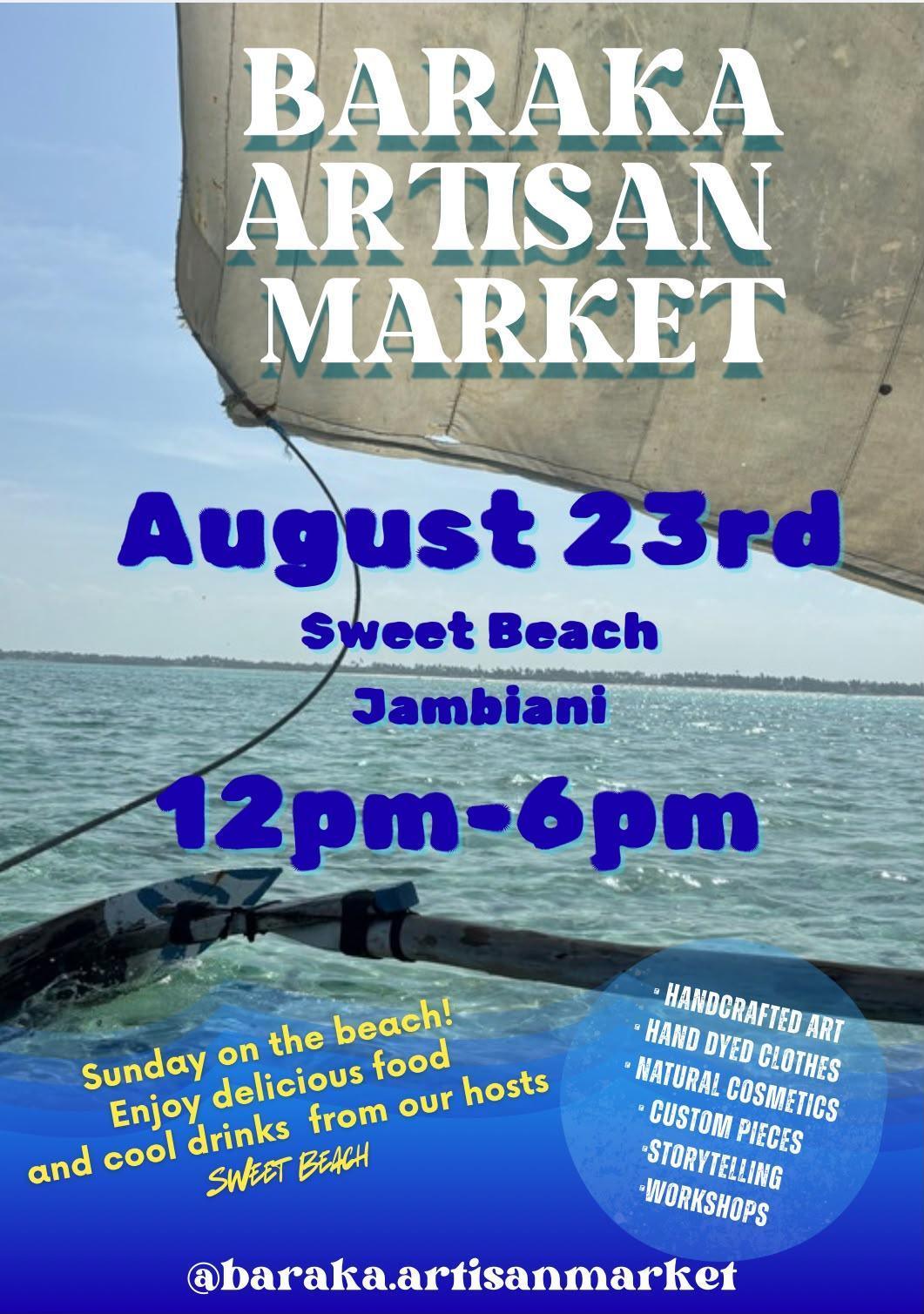 Baraka Artisan Market 📍 Sweet Beach, Jambiani Baraka Artisan Market 📍 Sweet Beach, Jambiani