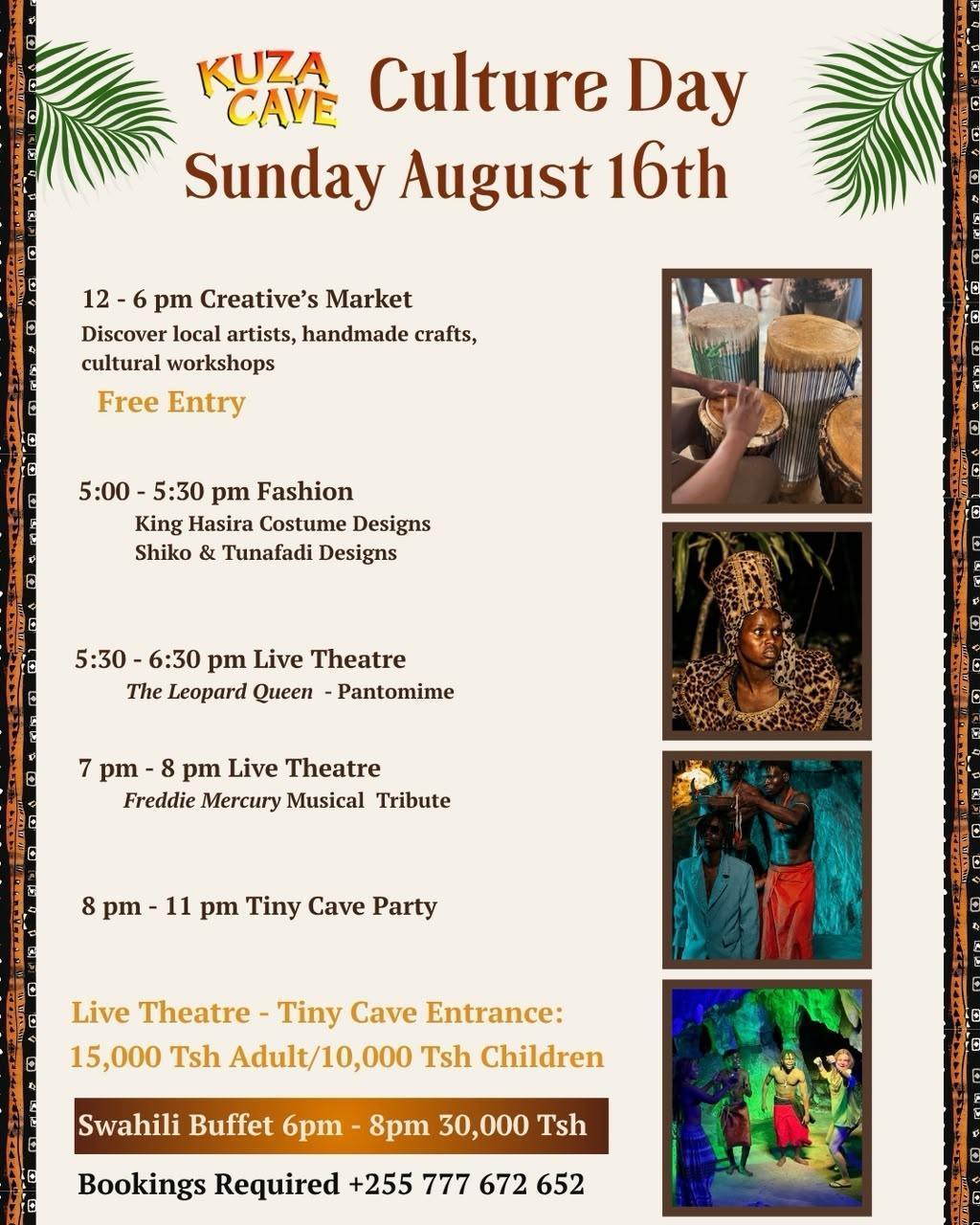 Culture Day 📍 Kuza Cave, Jambiani ▶️ Free entry Culture Day 📍 Kuza Cave, Jambiani ▶️ Free entry