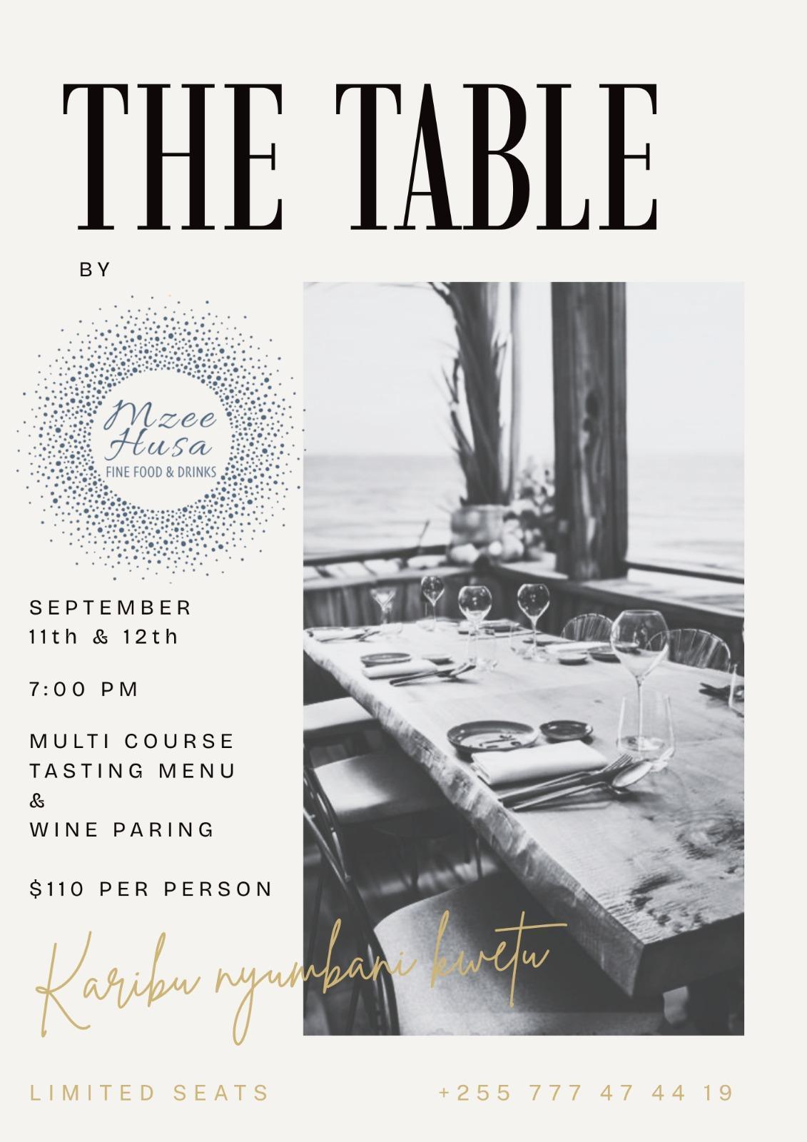 The Table by Mzee Husa 📍 Kiwengwa ▶️ $110 per person The Table by Mzee Husa 📍 Kiwengwa ▶️ $110 per person