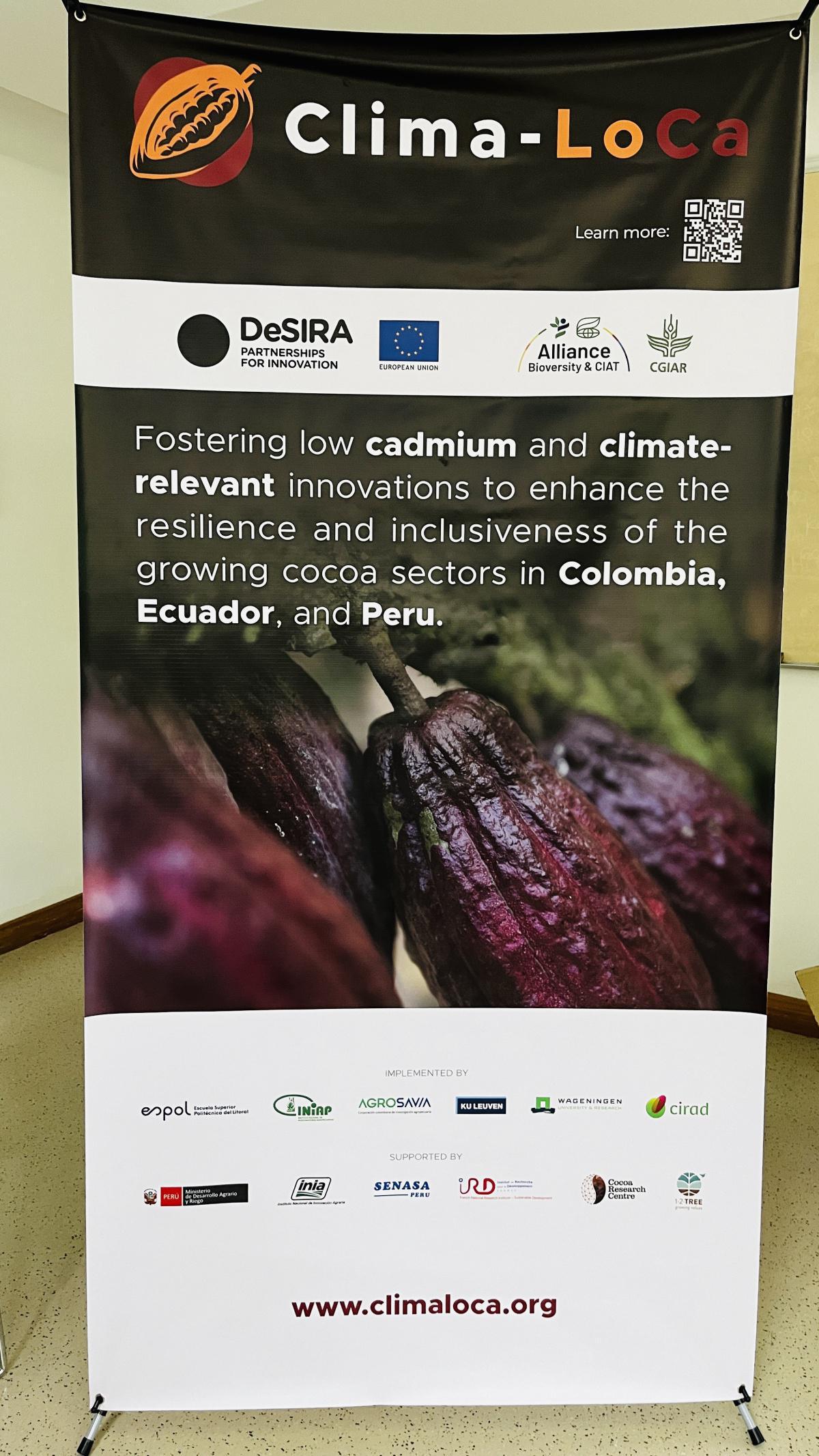 Compañía Nacional de Chocolates, aliado del Proyecto Clima LoCa del CIAT Compañía Nacional de Chocolates, aliado del Proyecto Clima LoCa del CIAT
