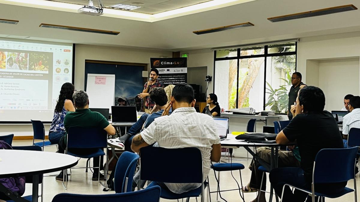 Compañía Nacional de Chocolates, aliado del Proyecto Clima LoCa del CIAT Compañía Nacional de Chocolates, aliado del Proyecto Clima LoCa del CIAT