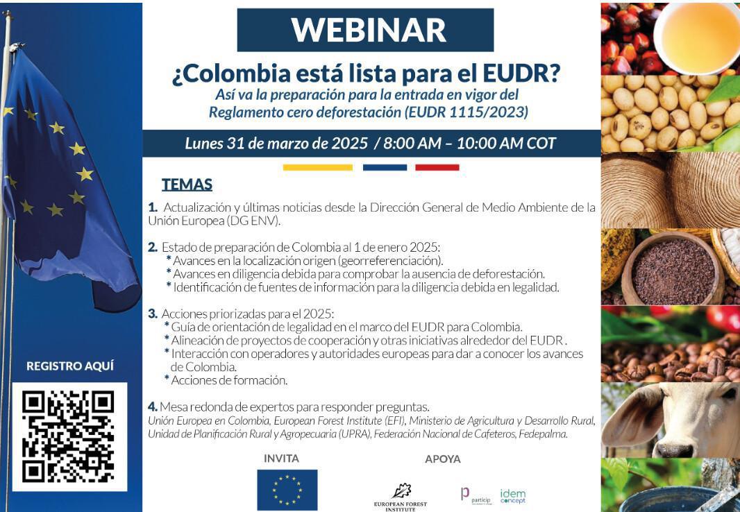 ¿Colombia está lista para el EUDR?