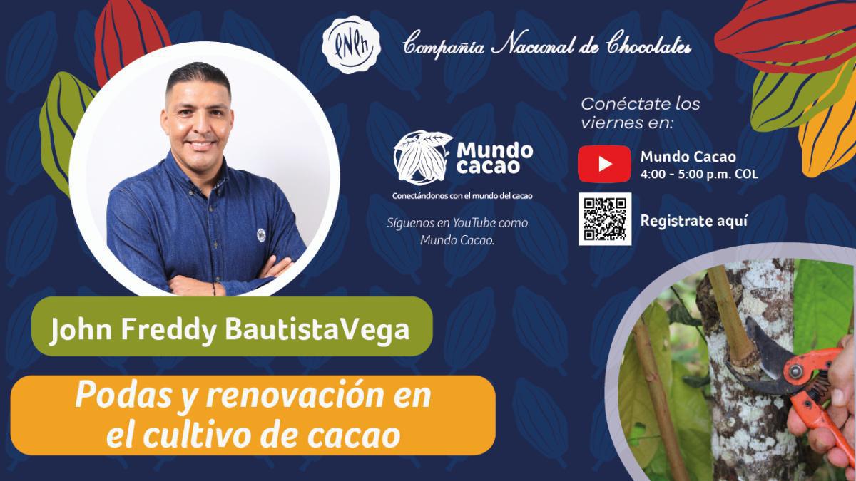 Charla virtual: Podas y renovación en el cultivo de cacao