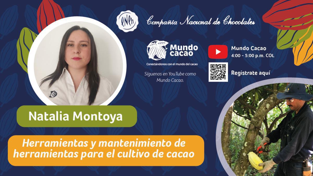 Charlas virtuales: Herramientas y mantenimiento de herramientas para cultivo de cacao. Charlas virtuales: Herramientas y mantenimiento de herramientas para cultivo de cacao.