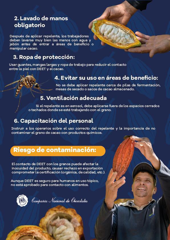 ¿DEET en los cultivos de cacao? Lo que debes saber