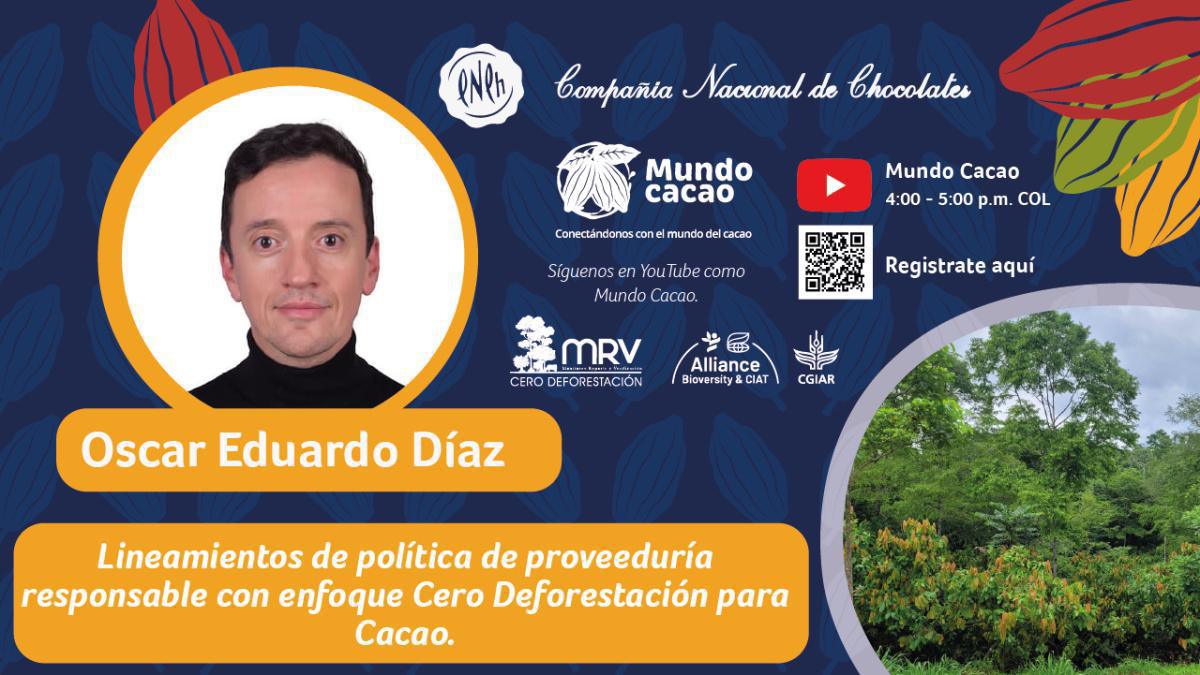 Charla virtual: Lineamientos de política de proveeduría responsable con enfoque Cero Deforestación