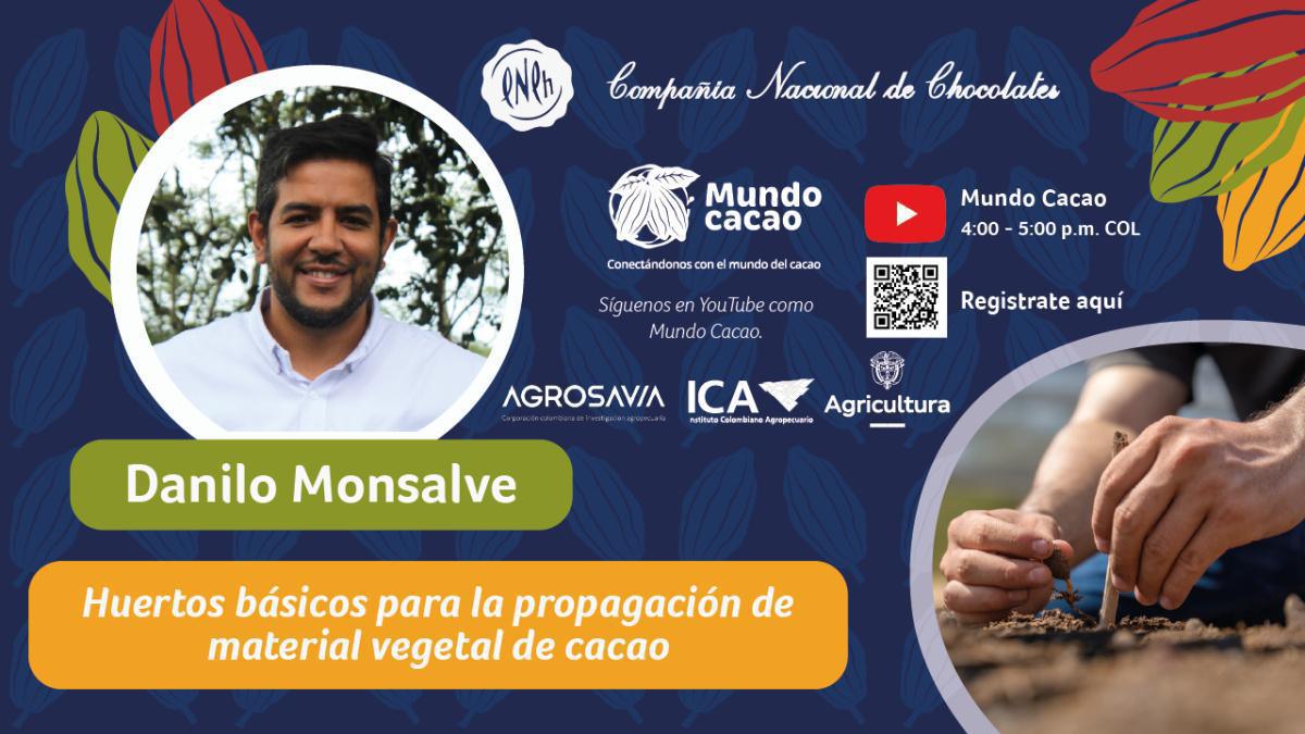 Charlas virtuales: Huertos básicos para la propagación de material vegetal de cacao