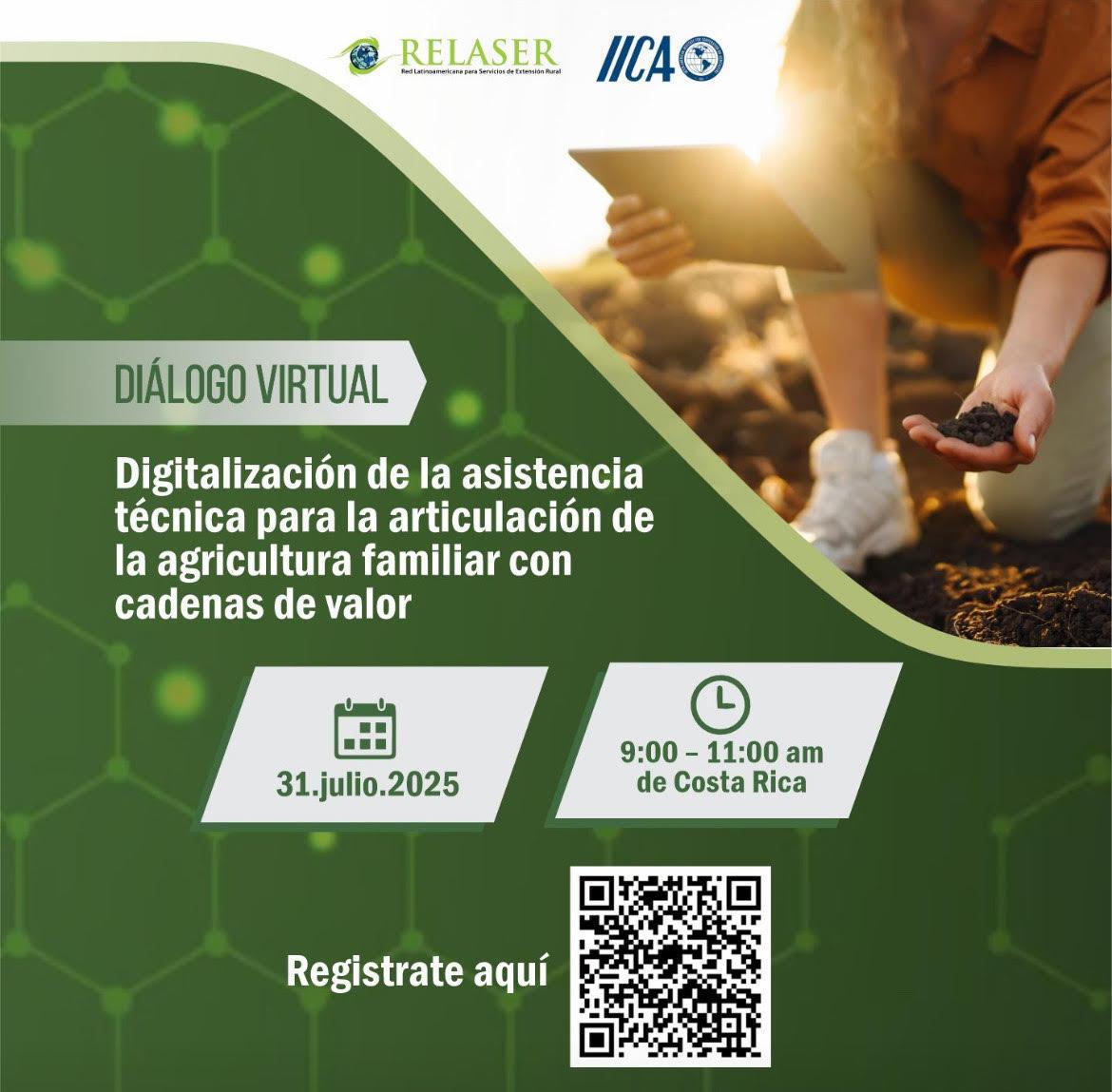 Diálogo virtual: Digitalización de la asistencia técnica para la articulación de la agricultura familiar con cadenas de valor Diálogo virtual: Digitalización de la asistencia técnica para la articulación de la agricultura familiar con cadenas de valor