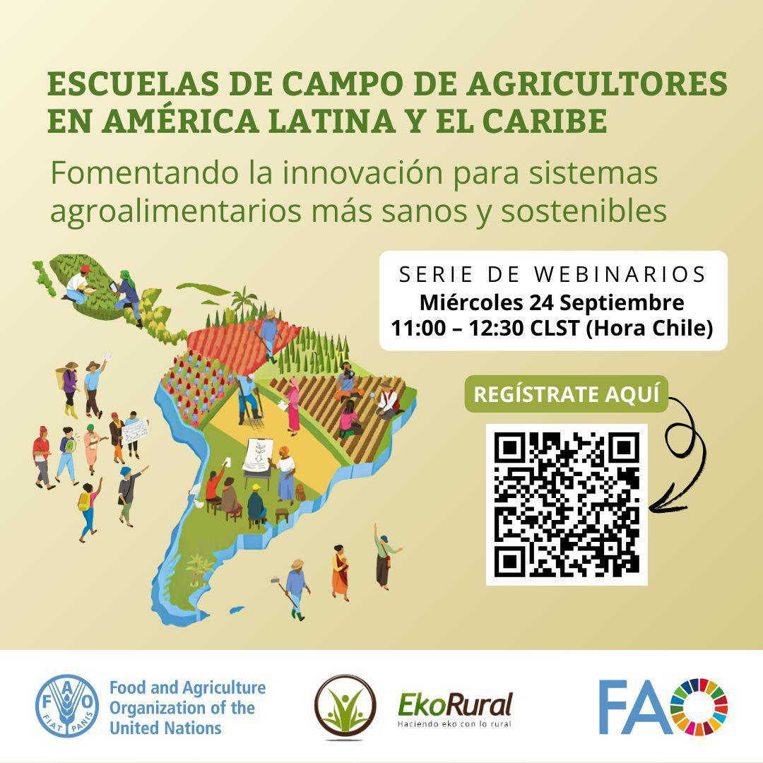 Escuelas de Campo de Agricultores en América Latina y el Caribe; fomentando la innovación para sistemas agroalimentarios mas sanos y sostenibles (septiembre – diciembre 2025).