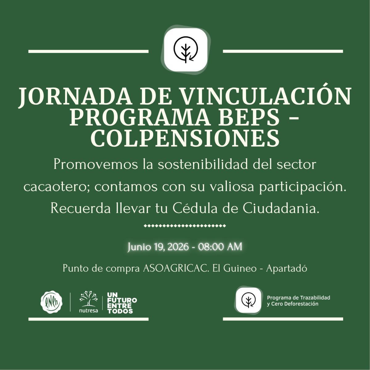 Jornada de vinculación programa BEPS Colpensiones