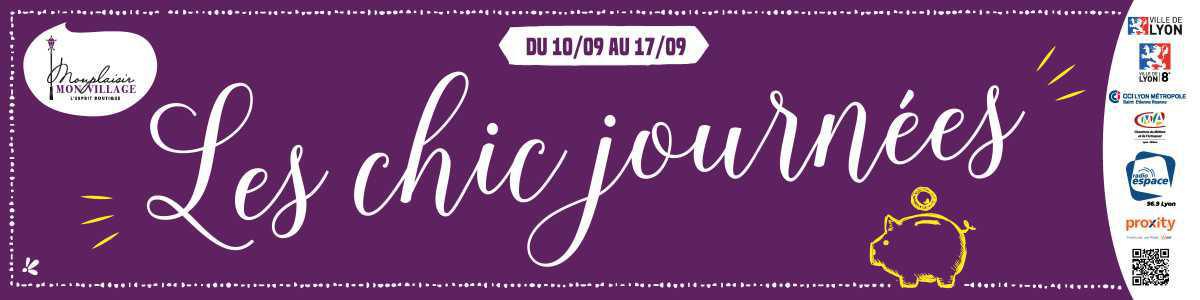 📣 Du 10 au 17/09 : profitez des chic journées ! 📣 Du 10 au 17/09 : profitez des chic journées !