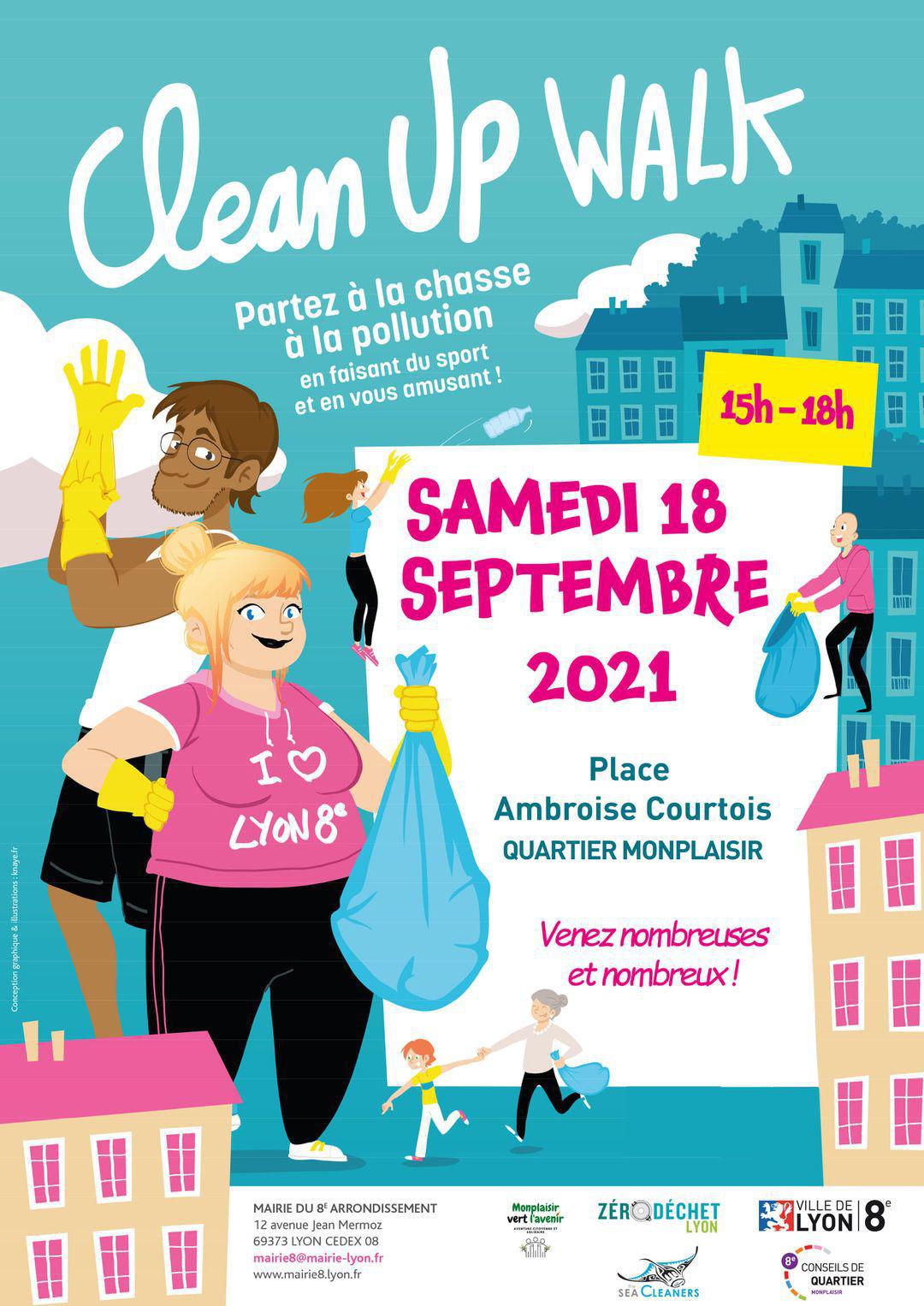 18/09 - CleanUp Walk à Monplaisir !