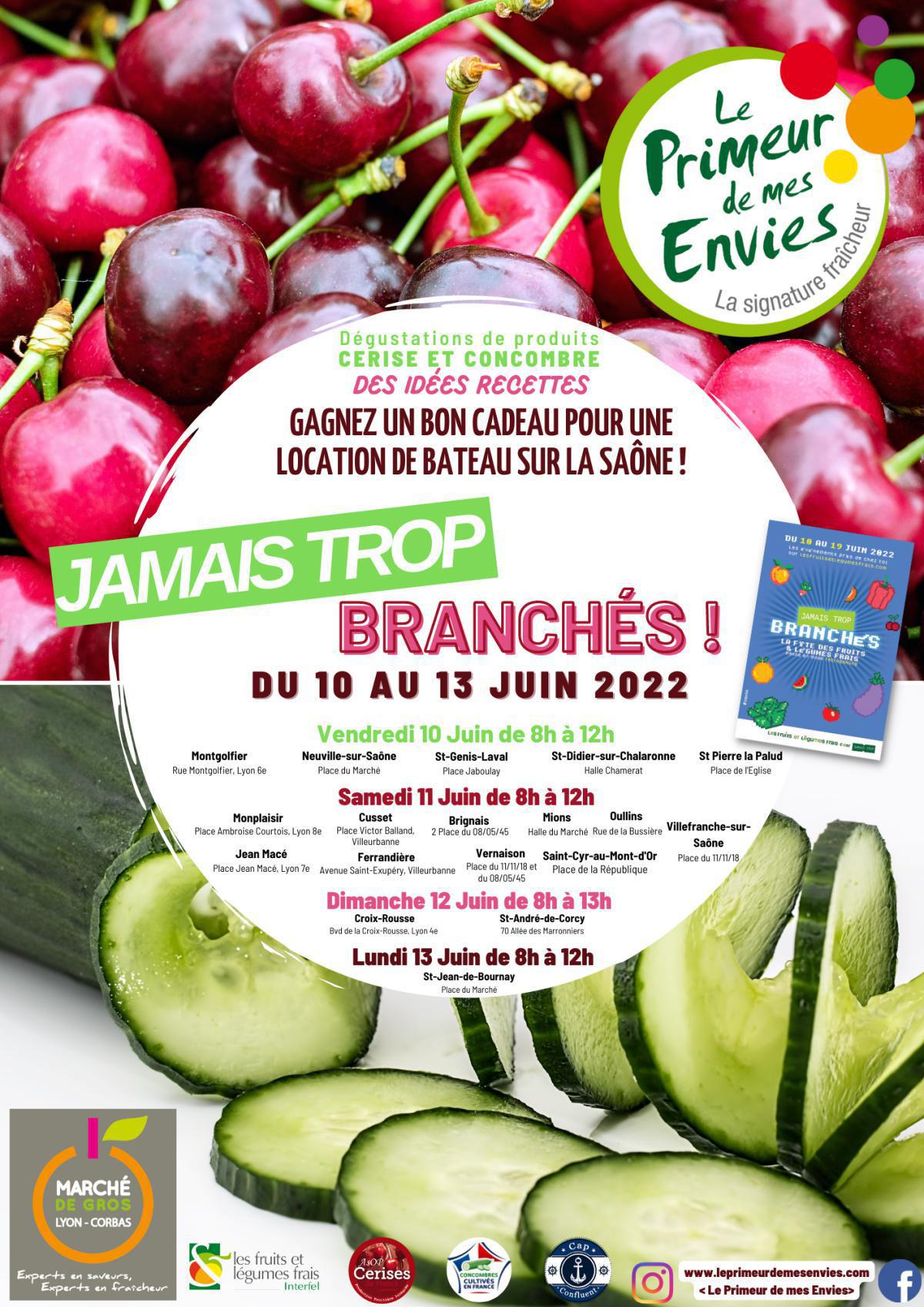 10/06 : Animation autour des cerises et des concombres ! 10/06 : Animation autour des cerises et des concombres !