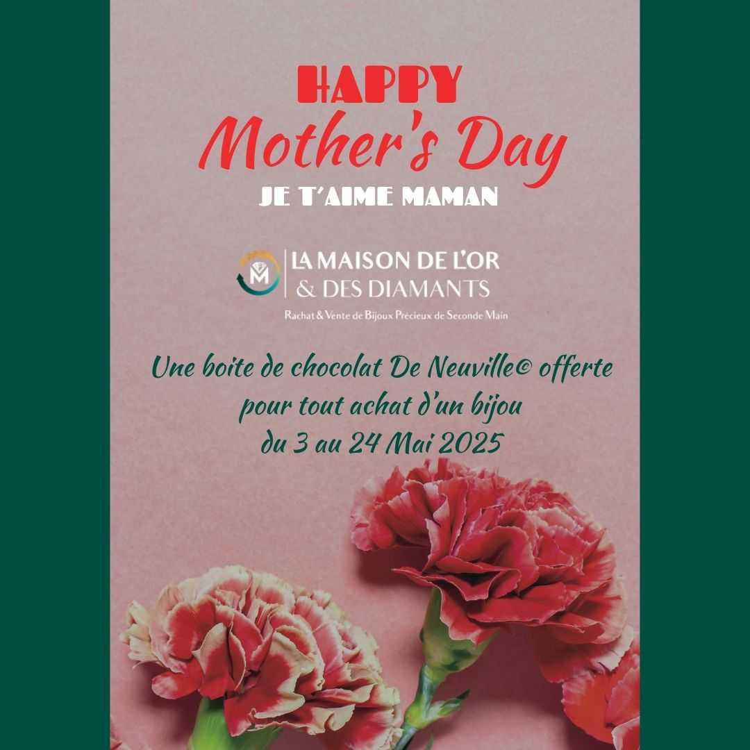 La Maison de l'Or et des Diamants célèbre les mamans ! La Maison de l'Or et des Diamants célèbre les mamans !