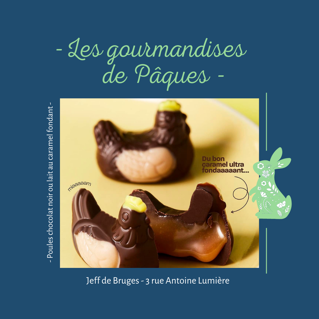 📣 Les gourmandises de Pâques signées Jeff de Bruges !🐰