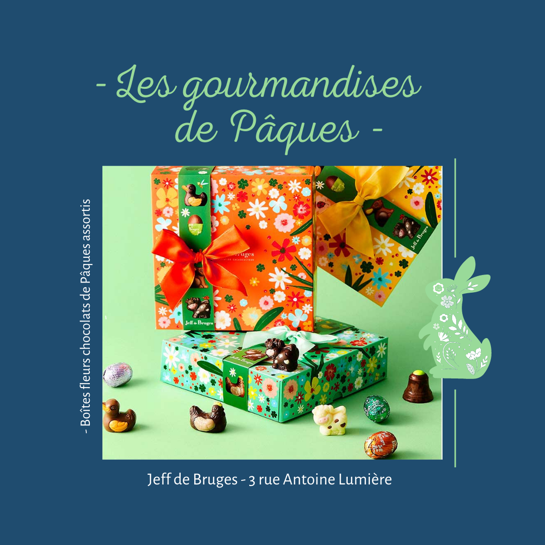 📣 Les gourmandises de Pâques signées Jeff de Bruges !🐰