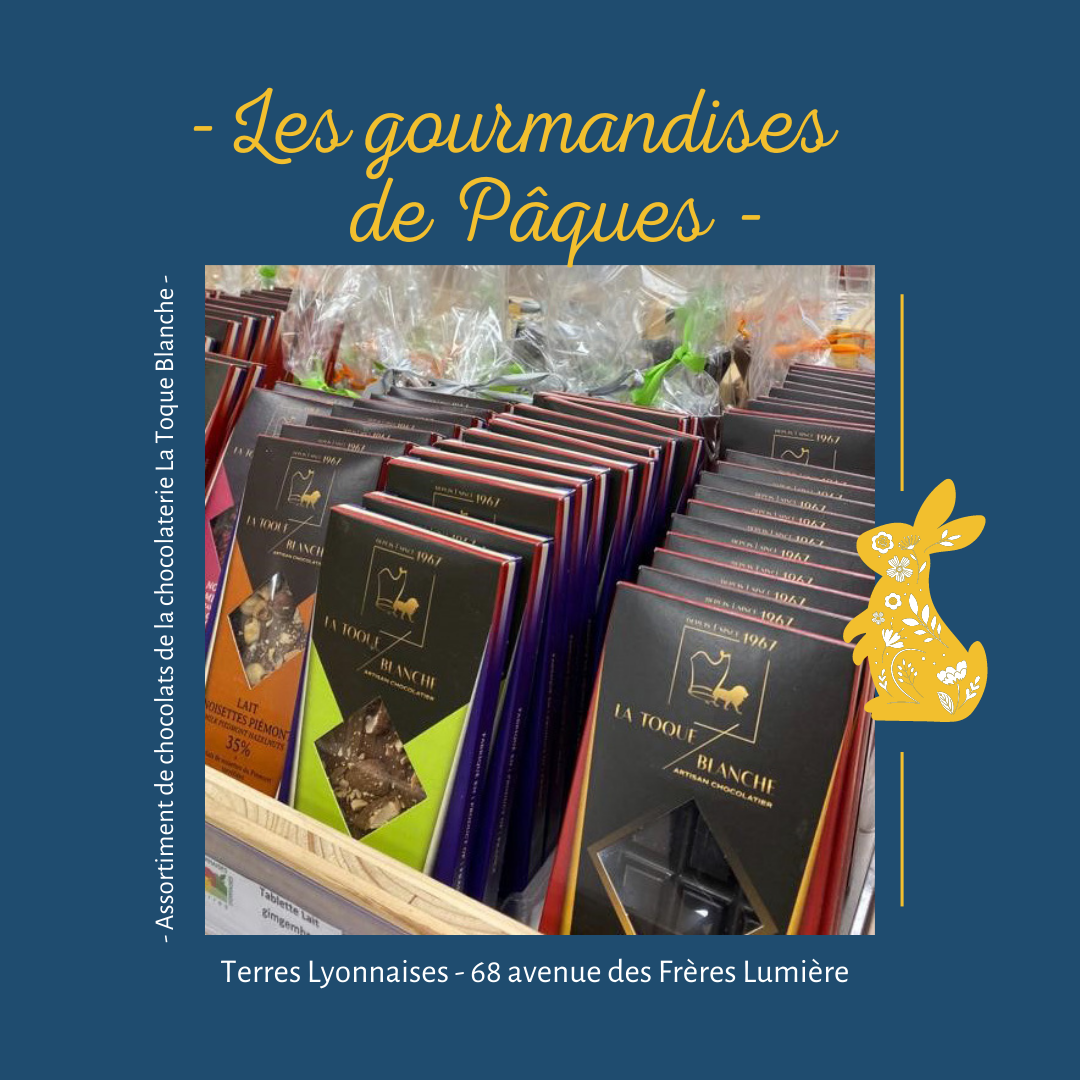 📣 Découvrez les gourmandises de Pâques proposées par Terres Lyonnaises ! 🐰