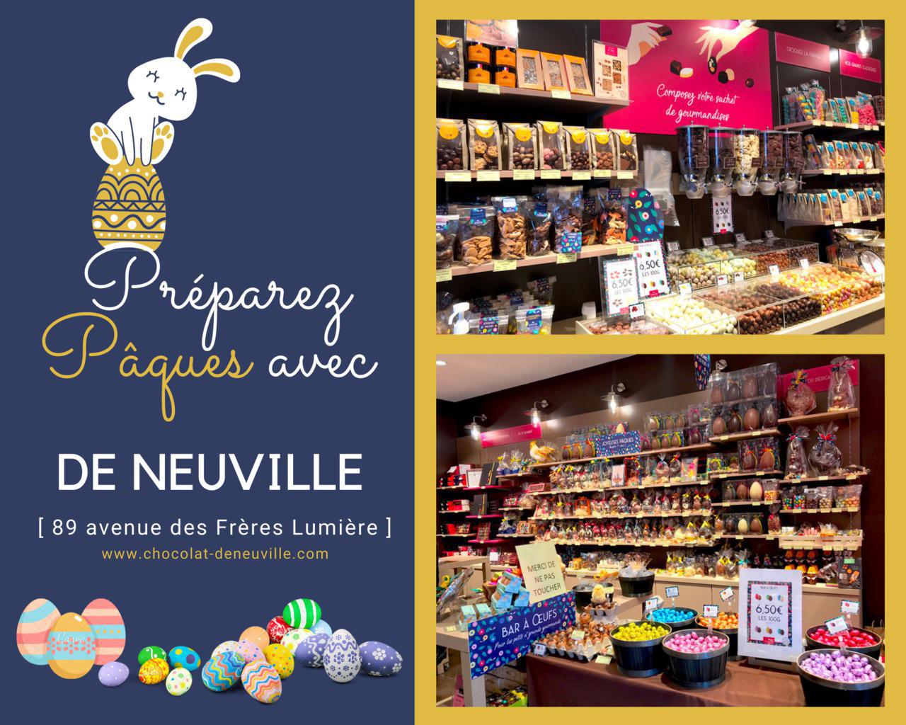 Les collections gourmandes de Pâques signées De Neuville ! 🐰