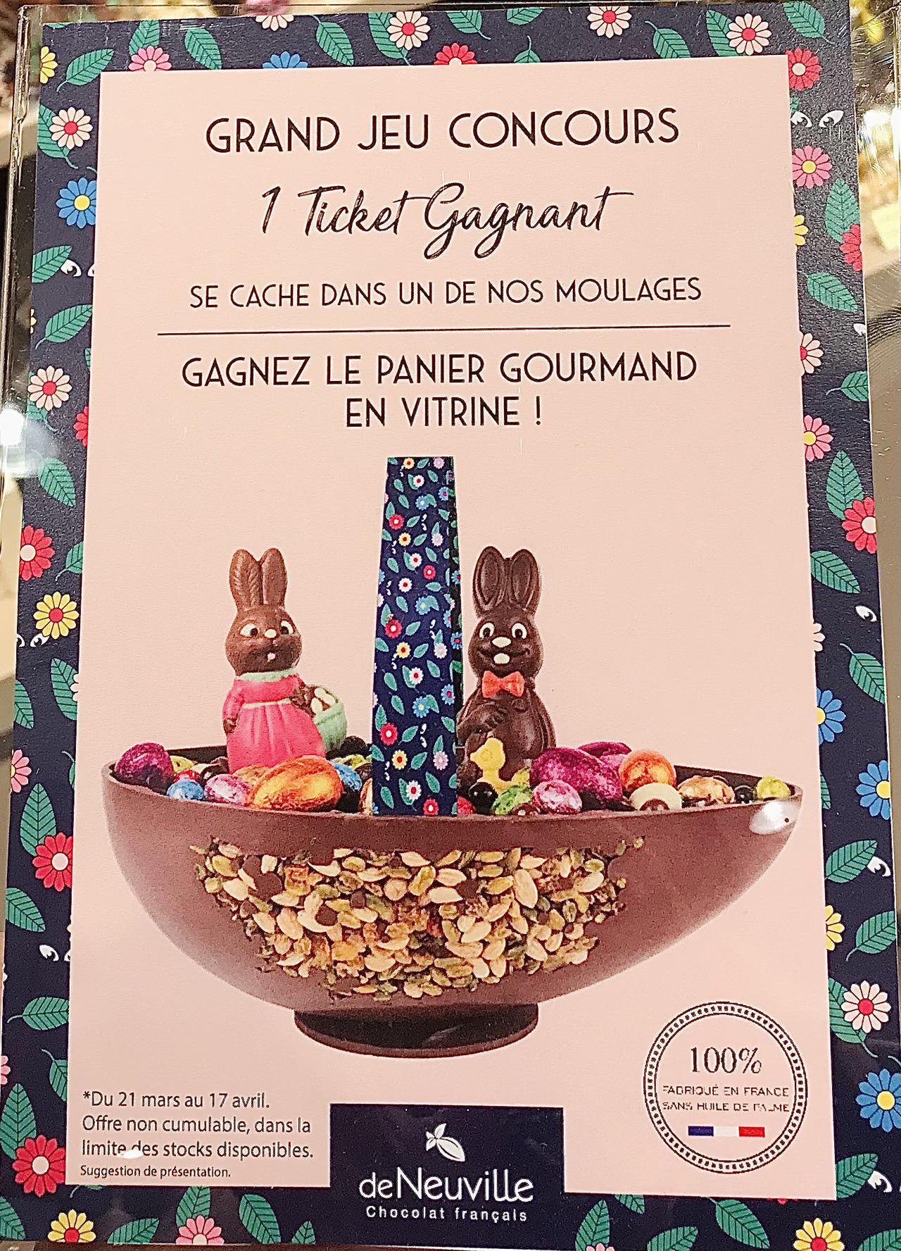 📣Grand jeu concours de Pâques - 1 ticket gagnant se cache dans les moulages ! 🍀
