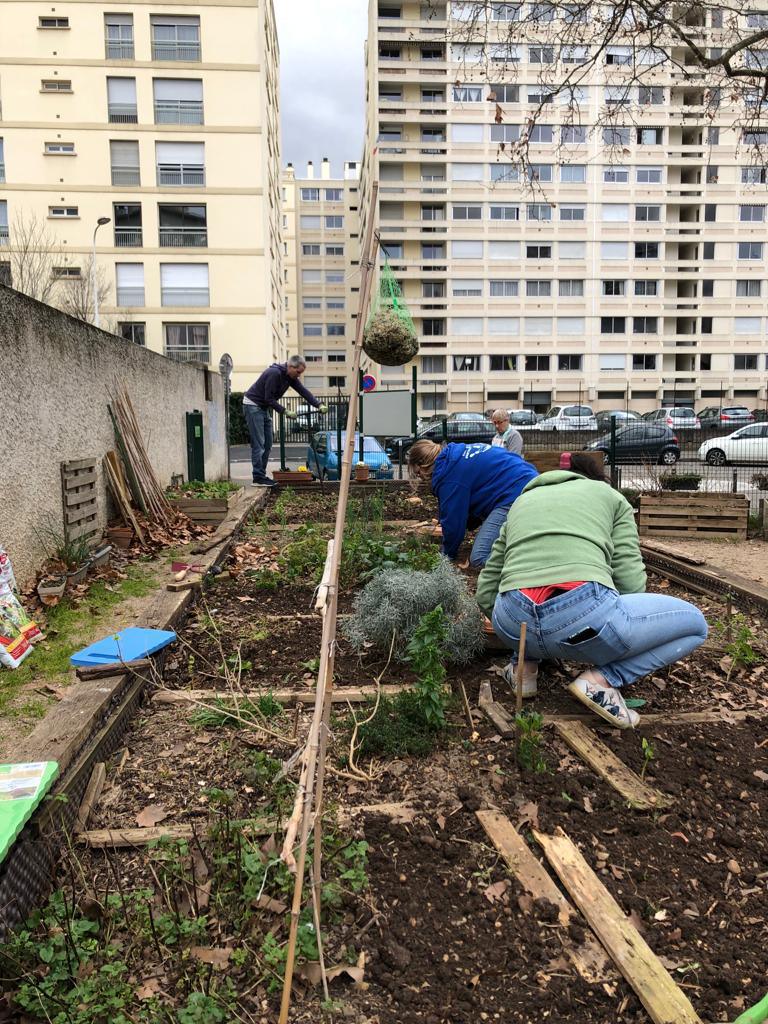 Le jardin partagé de Monplaisir