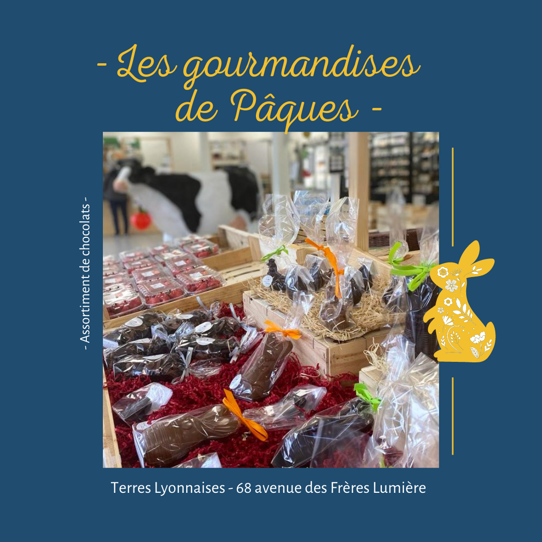📣 Découvrez les gourmandises de Pâques proposées par Terres Lyonnaises ! 🐰