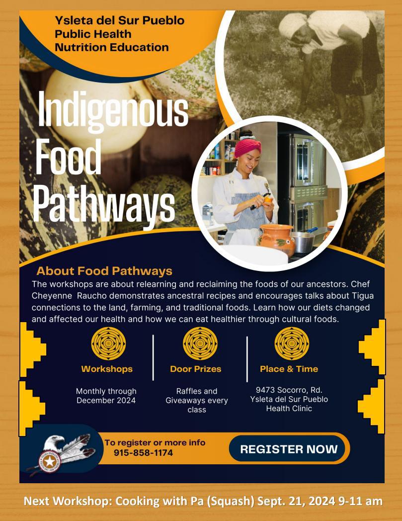 Indigenous Food Pathways - Cooking Class