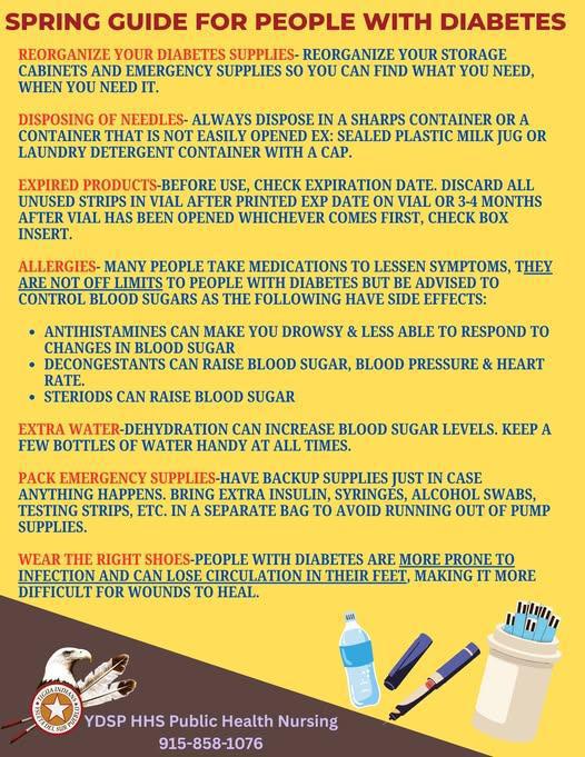 Spring Guide for People with Dibetes Spring Guide for People with Dibetes