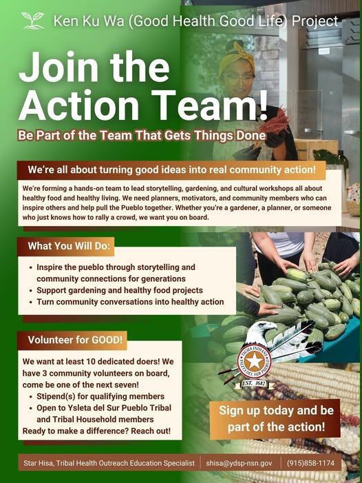 Join the Action Team! Join the Action Team!