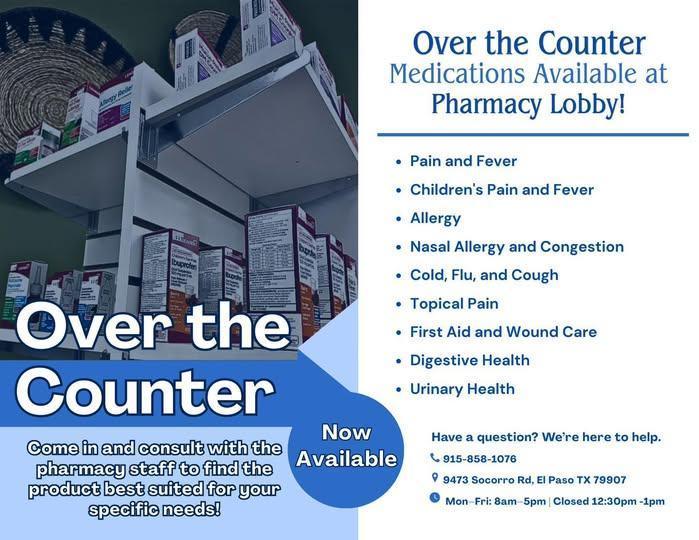 Available OTC Available OTC