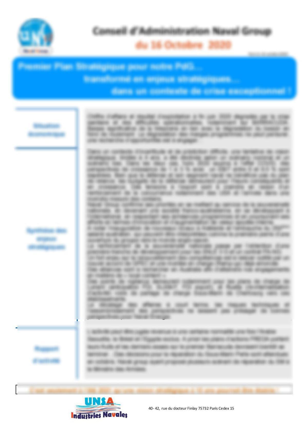 Réunion du 16 octobre Réunion du 16 octobre