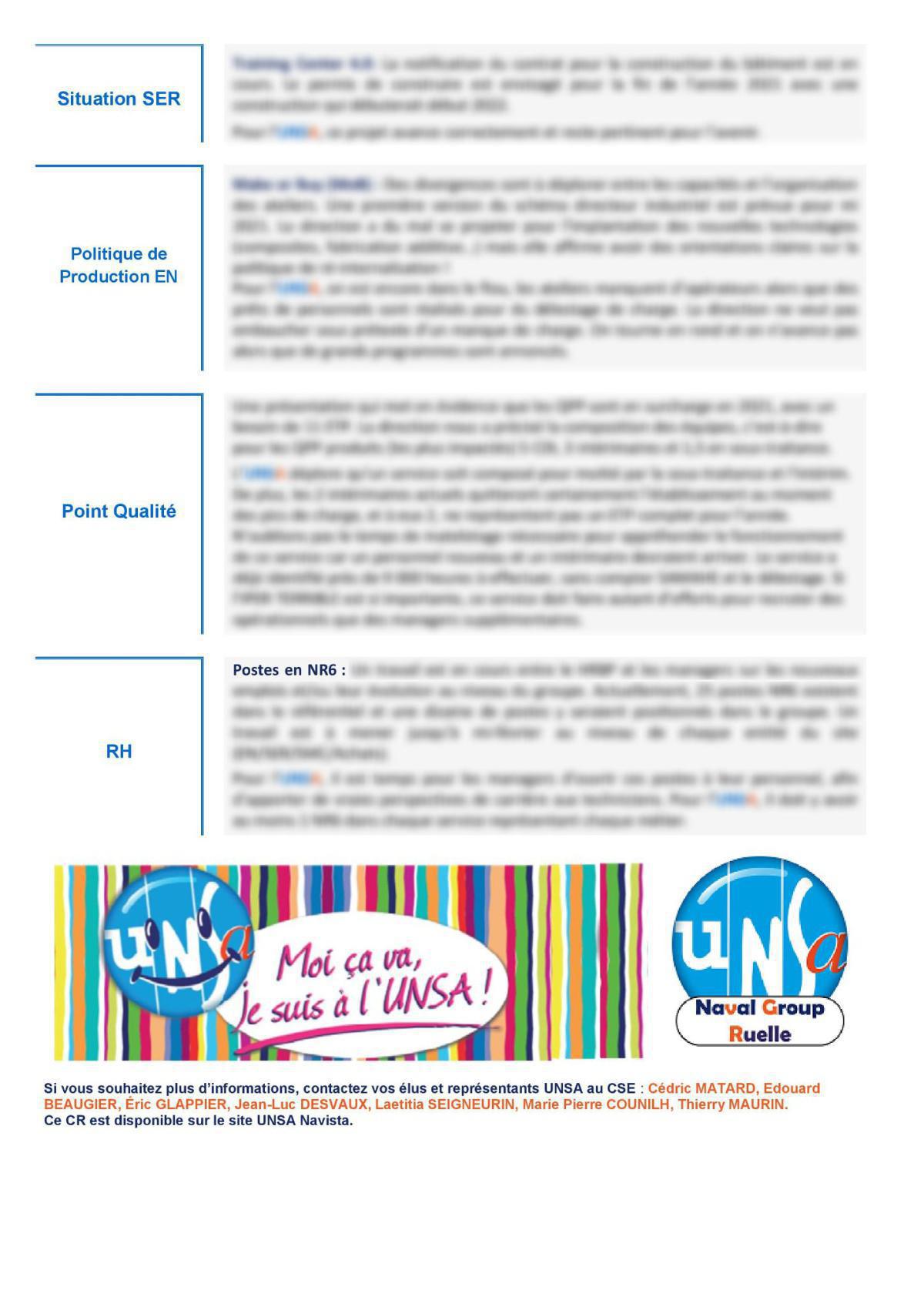 Réunion du 12 janvier 2021 - Compte Rendu Réunion du 12 janvier 2021 - Compte Rendu