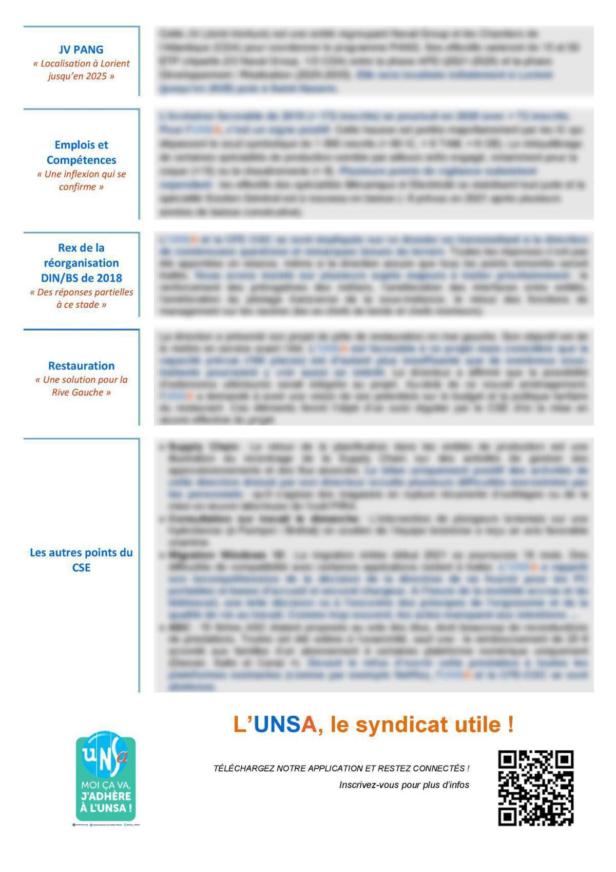Réunion du 9 février 2021 - Compte Rendu Réunion du 9 février 2021 - Compte Rendu