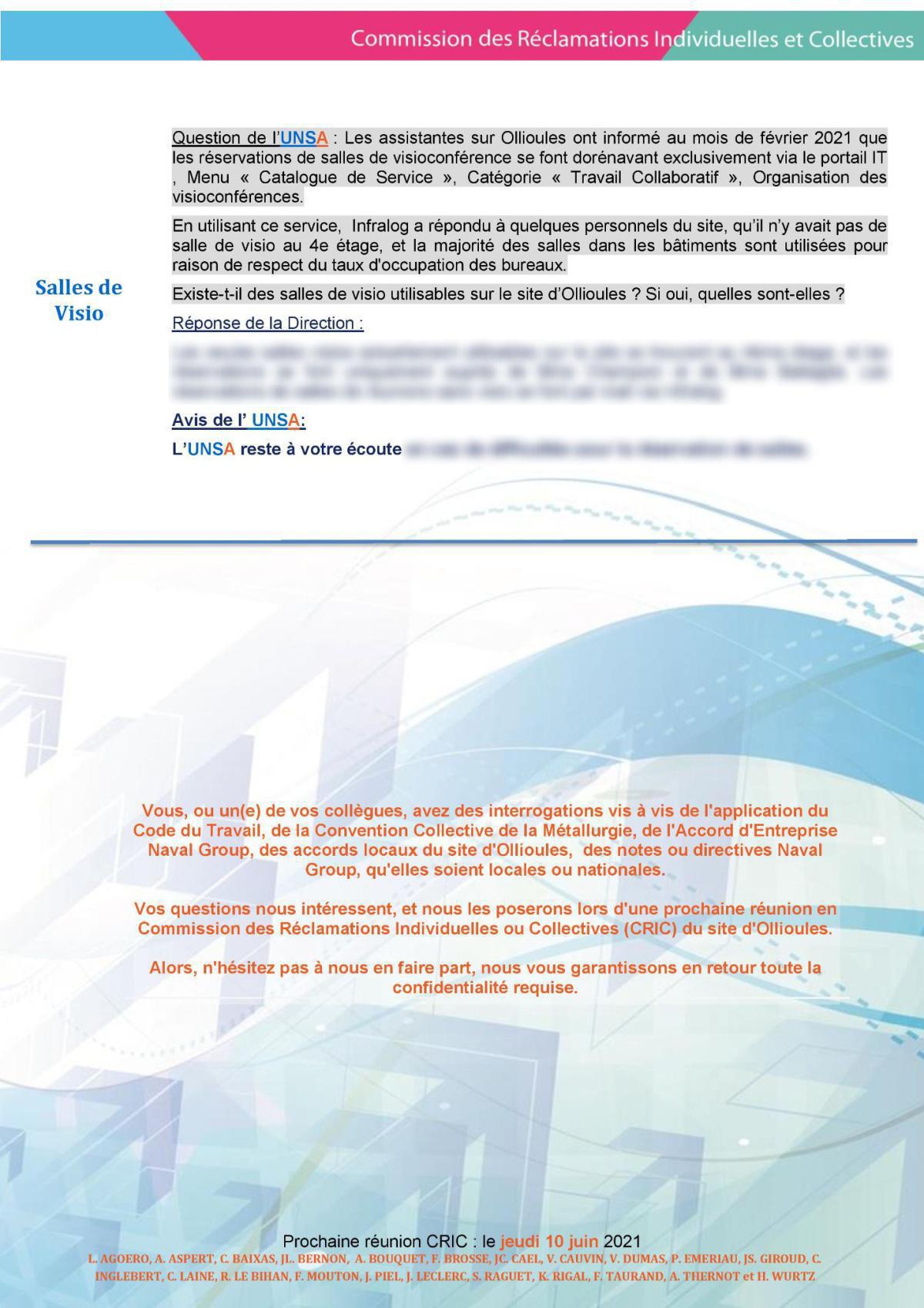 CRIC Ollioules - réunion du 6 avril 2021 CRIC Ollioules - réunion du 6 avril 2021