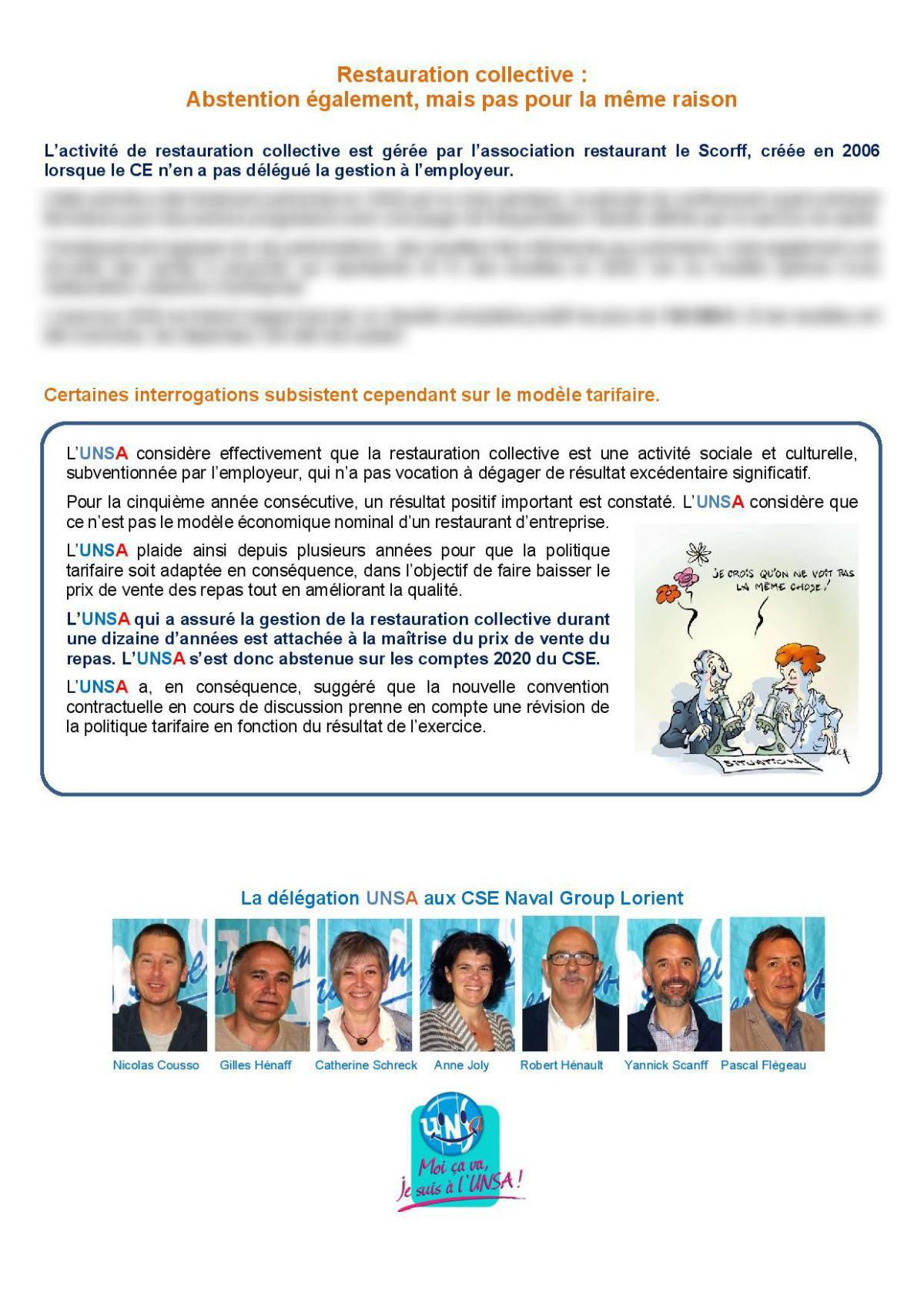 CSE de Lorient - réunion du 17 juin 2021 - Compte rendu