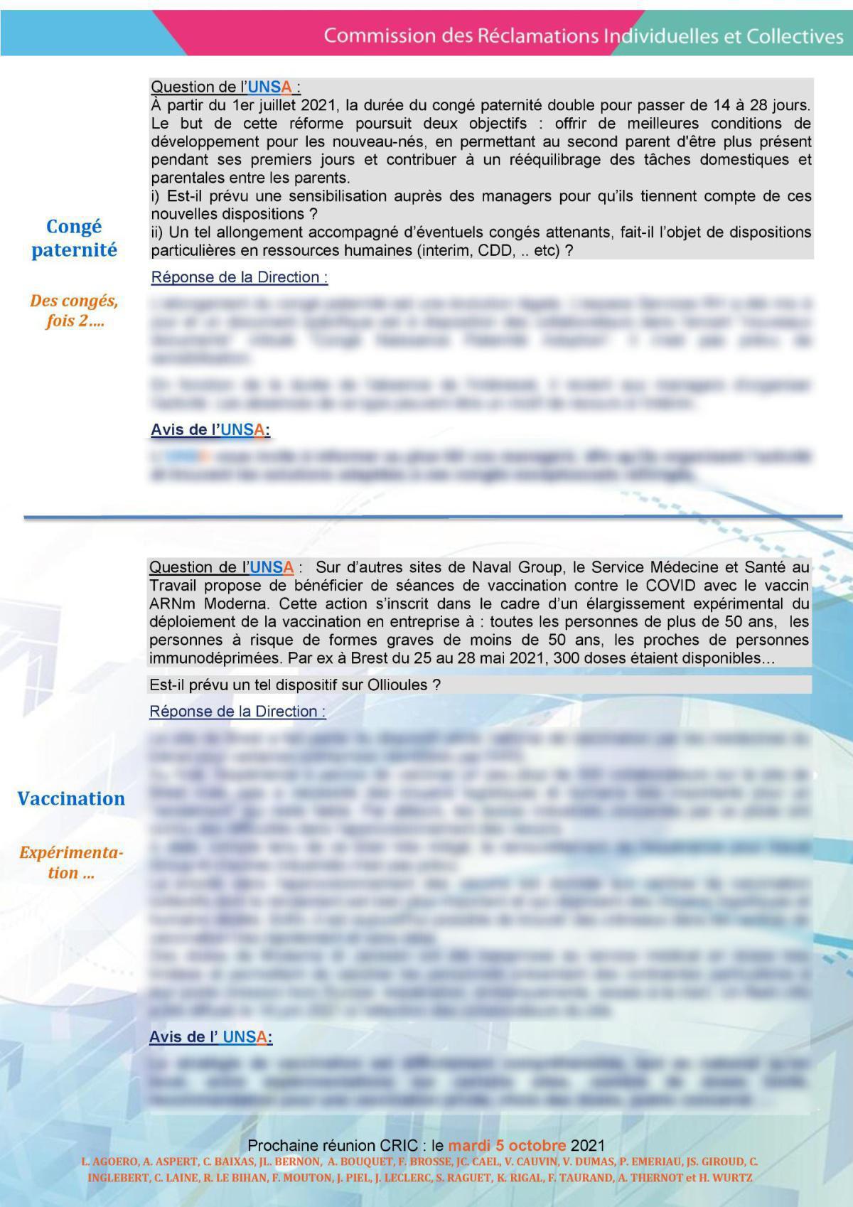 CRIC Ollioules - réunion du 10 juin 2021 CRIC Ollioules - réunion du 10 juin 2021