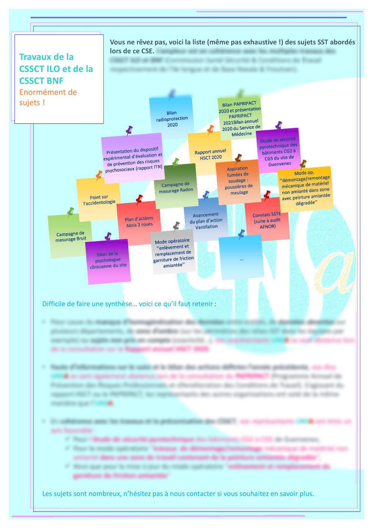 CSE de Brest - réunion du 6 juillet 2021 - Compte rendu CSE de Brest - réunion du 6 juillet 2021 - Compte rendu