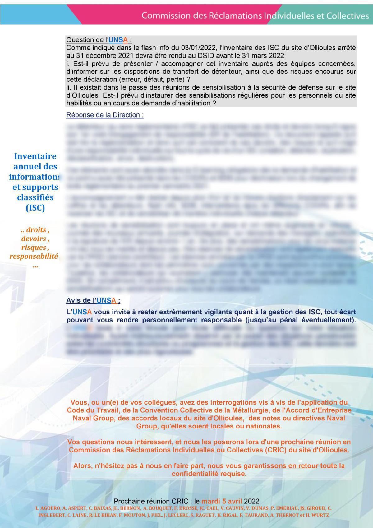 CRIC Ollioules - réunions des 2 décembre 2021 et 8 février 2022 CRIC Ollioules - réunions des 2 décembre 2021 et 8 février 2022