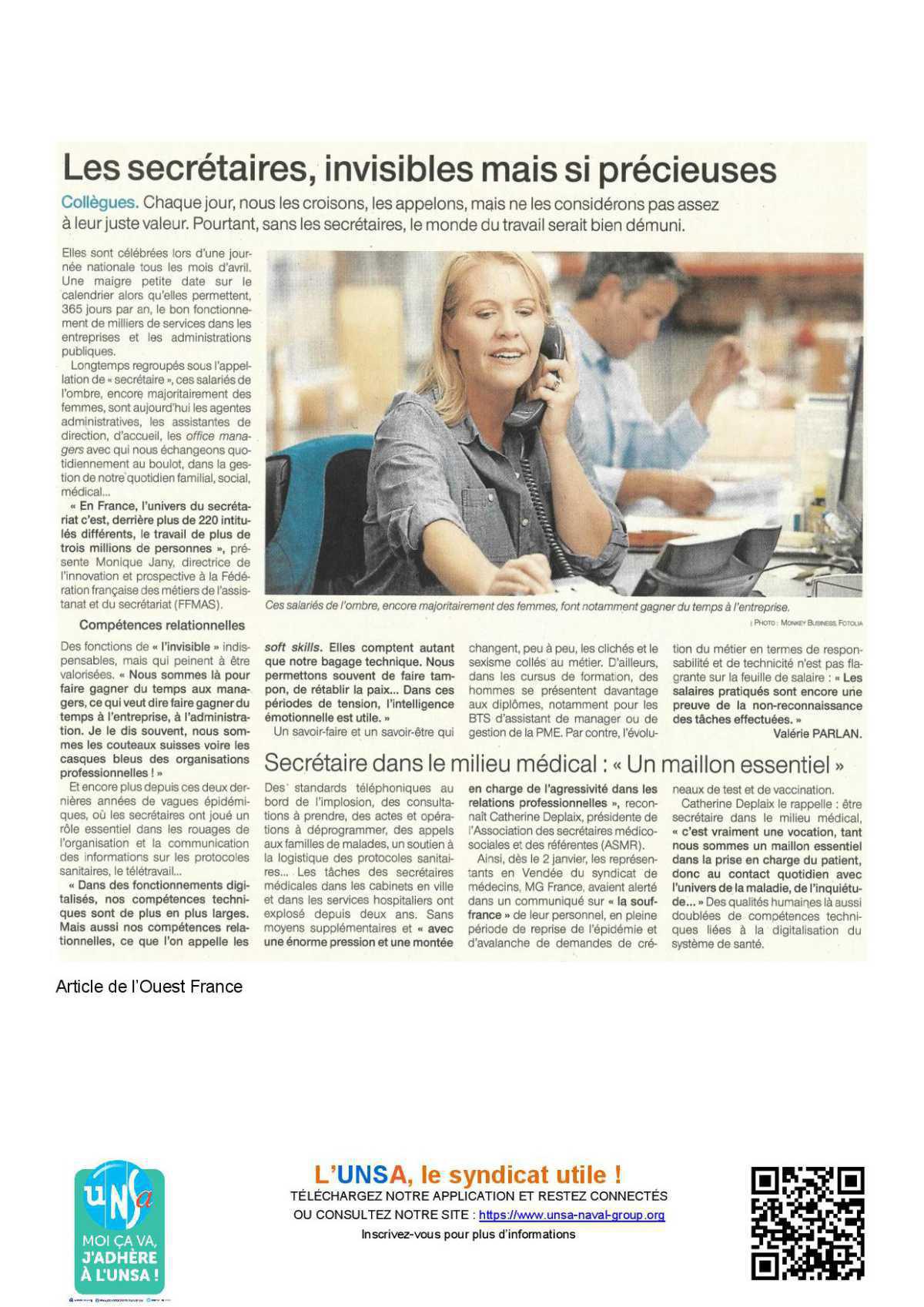 Message aux assistantes et assistants - Avril 2022 Message aux assistantes et assistants - Avril 2022