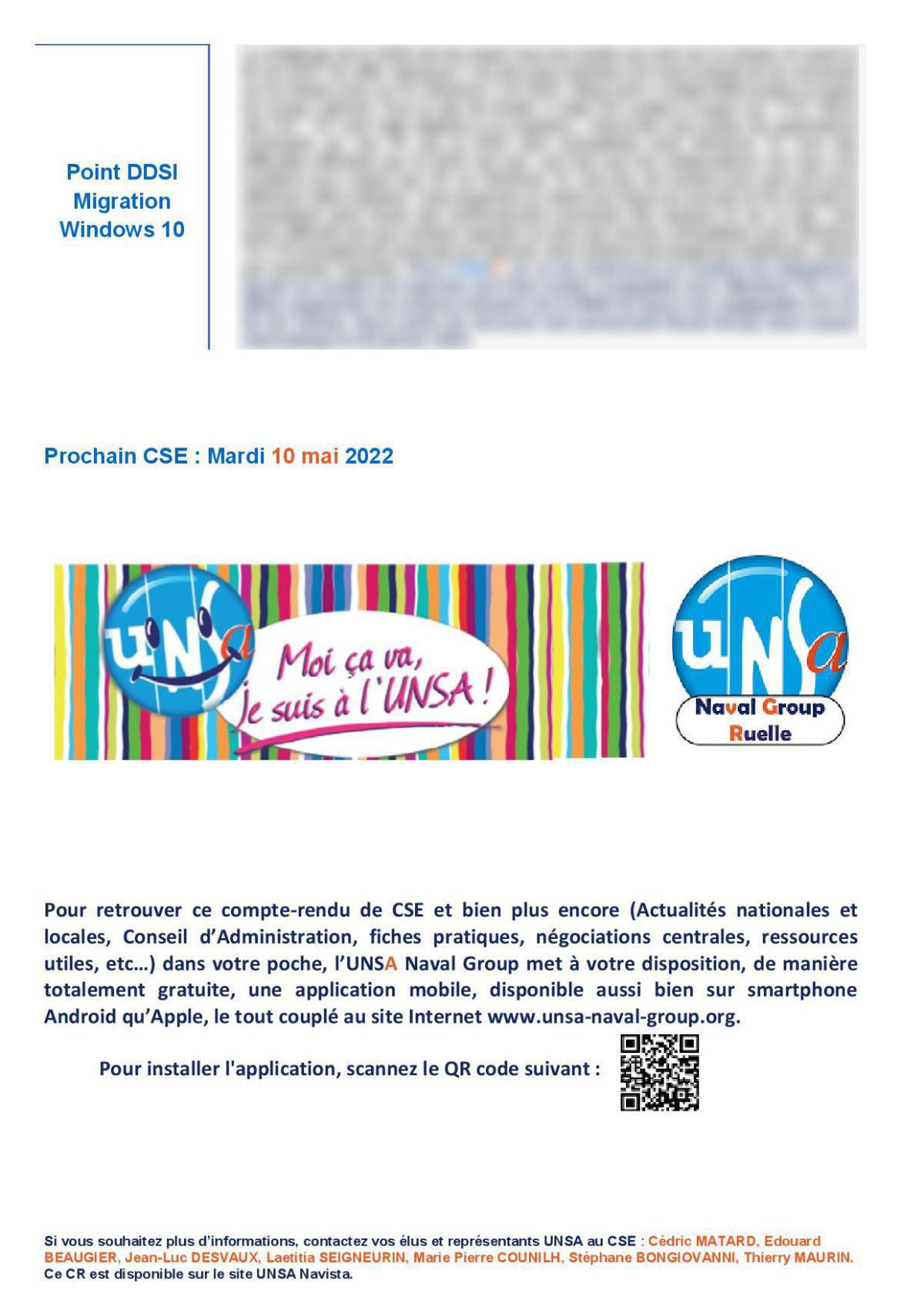 CSE de Ruelle - Réunion du 12 avril - Compte rendu CSE de Ruelle - Réunion du 12 avril - Compte rendu
