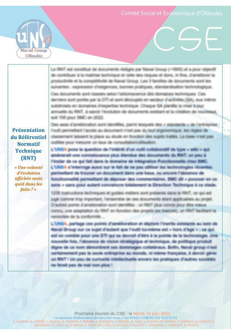 CSE d'Ollioules - Réunion du 10 mai - Compte rendu CSE d'Ollioules - Réunion du 10 mai - Compte rendu