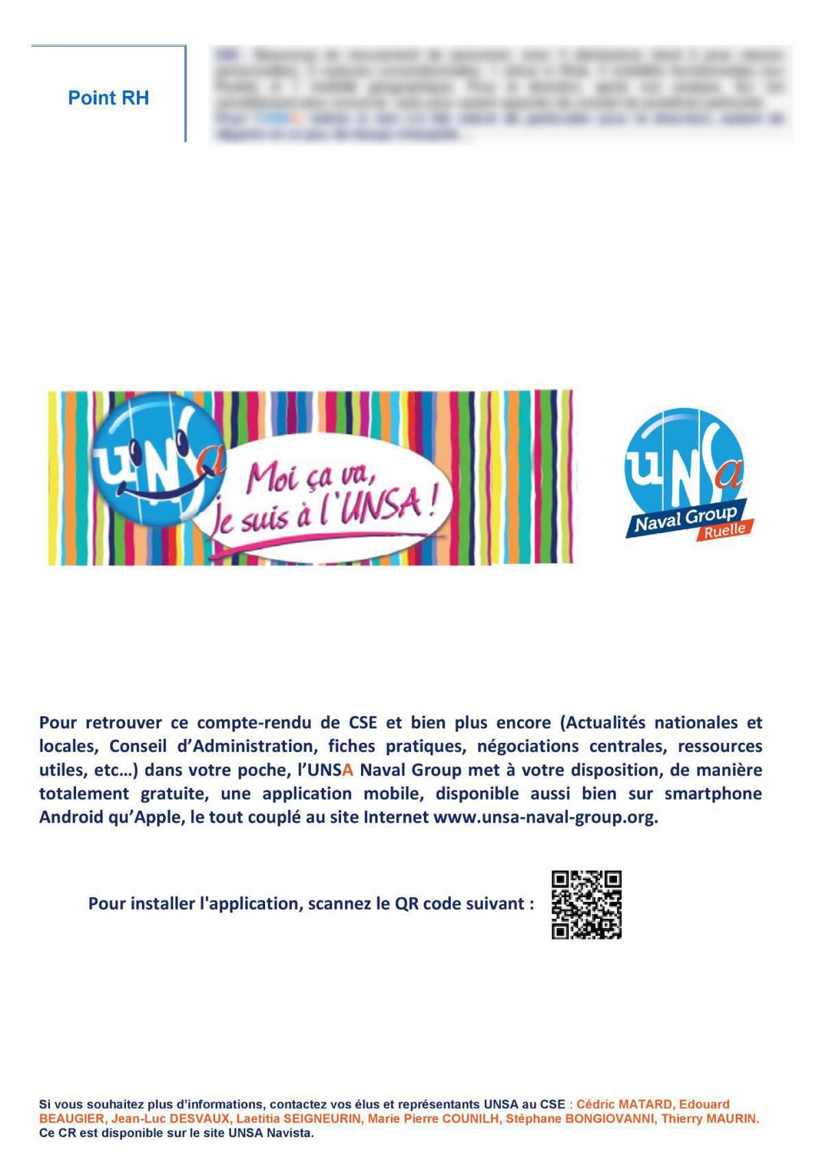 CSE de Ruelle - Réunion du 14 juin - Compte rendu CSE de Ruelle - Réunion du 14 juin - Compte rendu