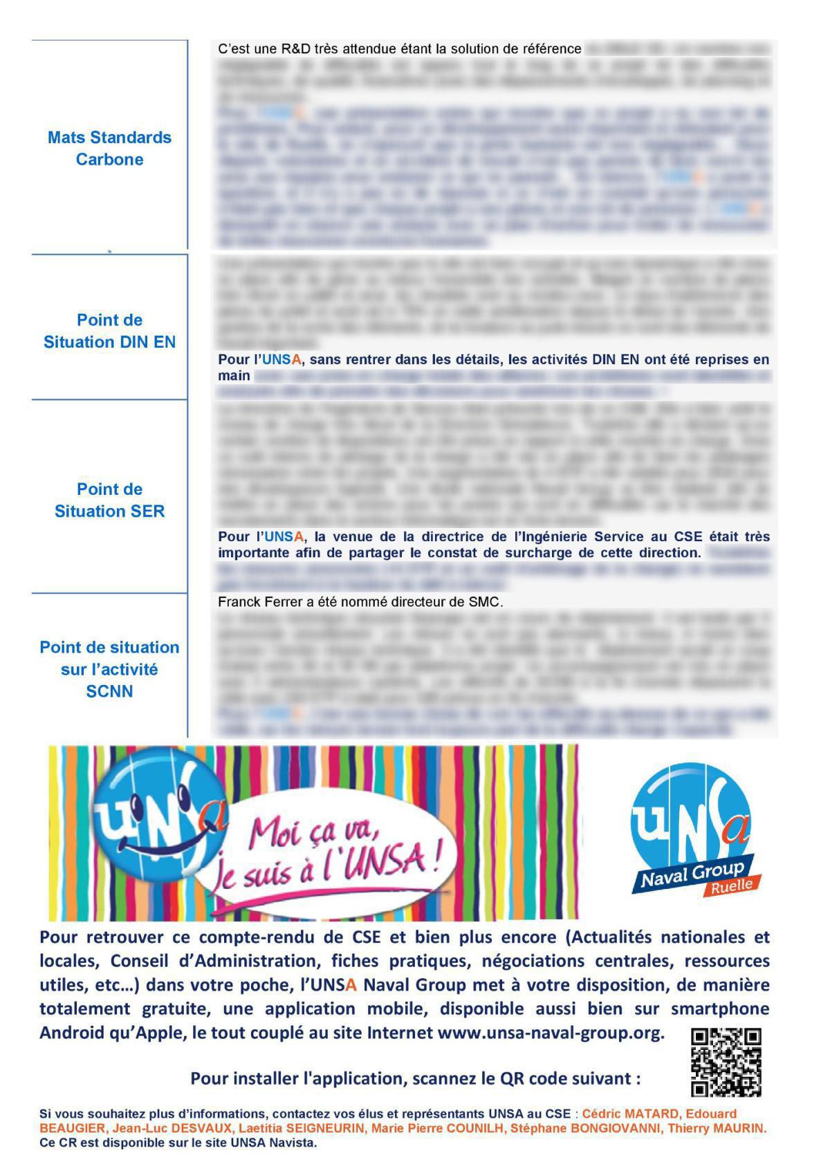 CSE de Ruelle - Réunion du 13 septembre - Compte rendu CSE de Ruelle - Réunion du 13 septembre - Compte rendu